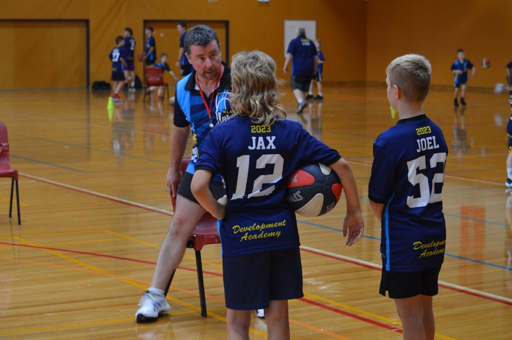 Lakers academy players training